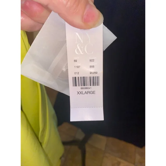 Women's Gabrielle Union Yellow & Black Dress XX-Large - Picture 3 of 9